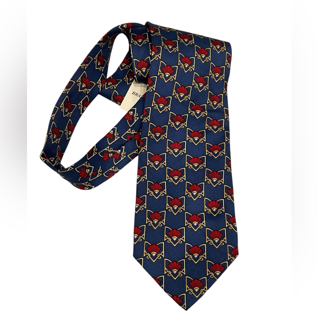 Vintage Rare Paolo Gucci 100 Silk Mens Tie Made In Italy Nwt